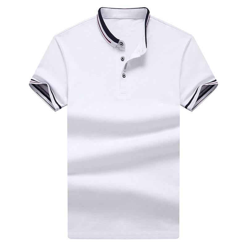 Men's Embroidery Paul Lapel short sleeve t-shirt men's T-shirt