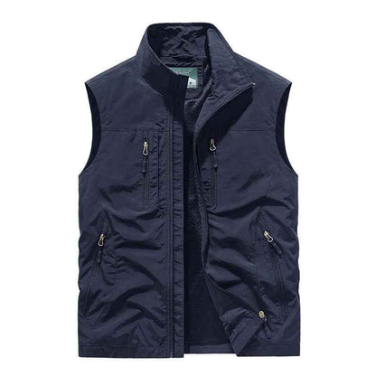 Outdoor Fleece Work Vest Fleece Sweatshirt Reversible