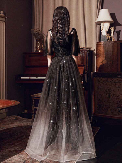 Black Annual French Dinner Dresses