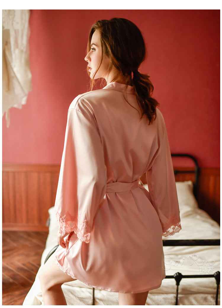 Sexy silk nightdress