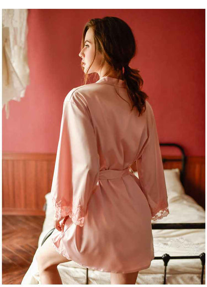 Sexy silk nightdress