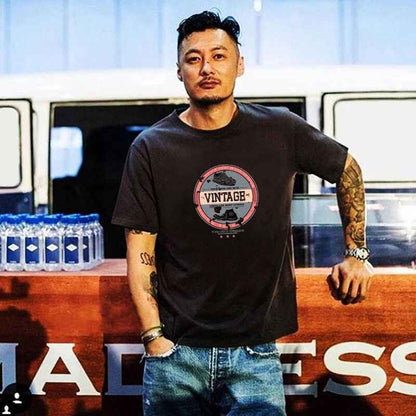 Men's t-shirt top bottoming shirt