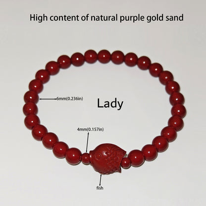 7 Styles Of Cinnabar Bracelets 8mm And 6MM