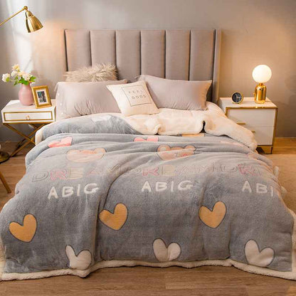 Thickened Winter Warm Single Quilt Blanket