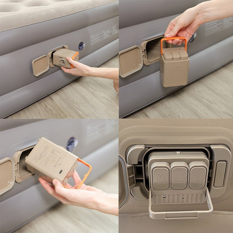 2 Persons Inflatable Mattress Indoor Outdoor Air Cushion 48cm High Bed