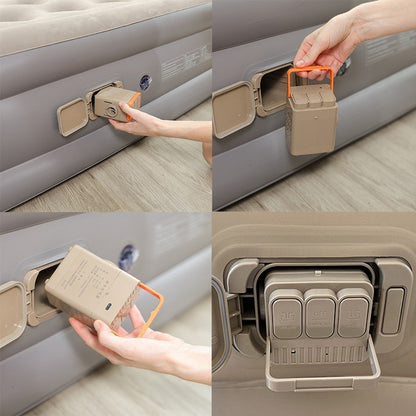 2 Persons Inflatable Mattress Indoor Outdoor Air Cushion 48cm High Bed