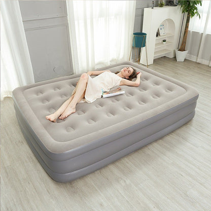 2 Persons Inflatable Mattress Indoor Outdoor Air Cushion 48cm High Bed