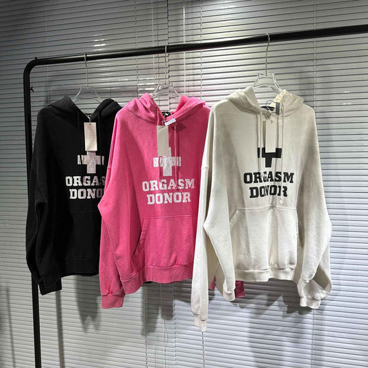 Cross Hooded Hoodie For Men And Women