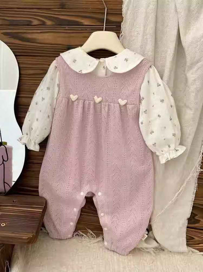 Baby Autumn Suit Baby Girl Cute Rompers Overalls Romper Children's Clothing