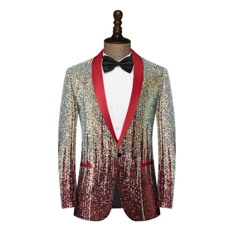 Stage Performance Host Catwalk Suit