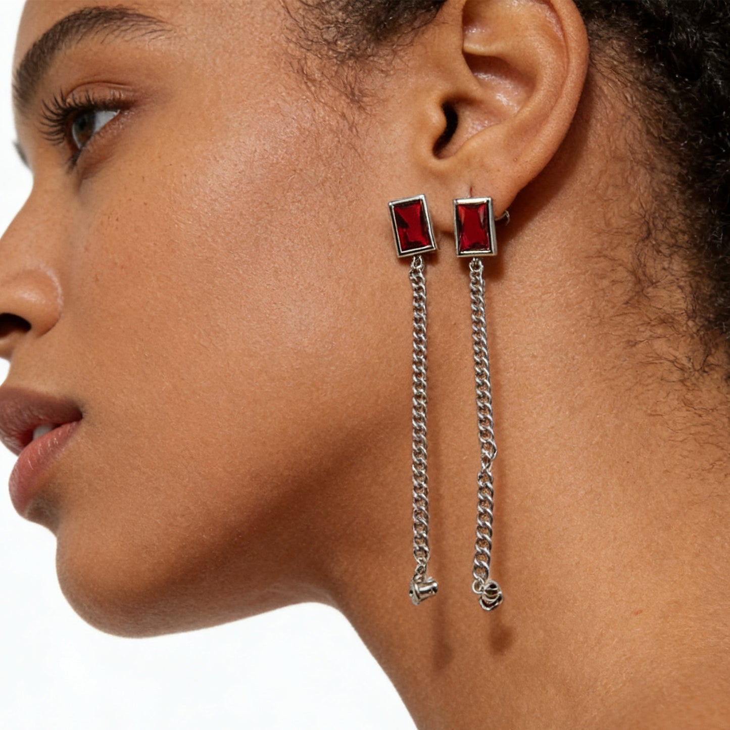 Fashion Chain Earrings-0969