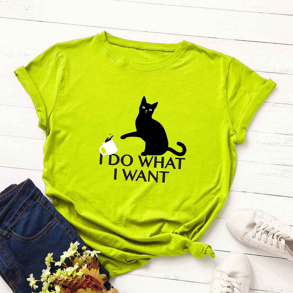 Cotton print T-shirt