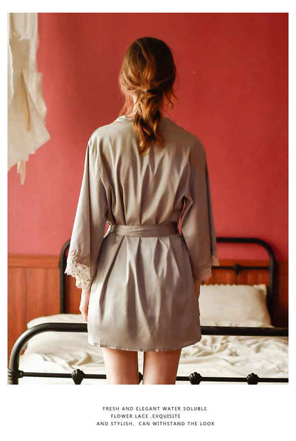 Sexy silk nightdress