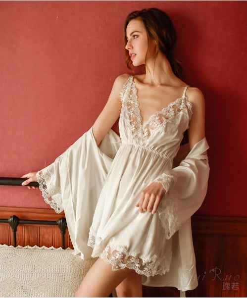 Sexy silk nightdress