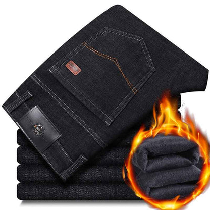 Warm Stretch Loose Straight Casual Pants