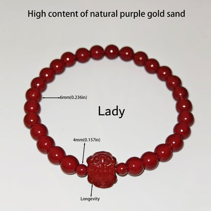7 Styles Of Cinnabar Bracelets 8mm And 6MM