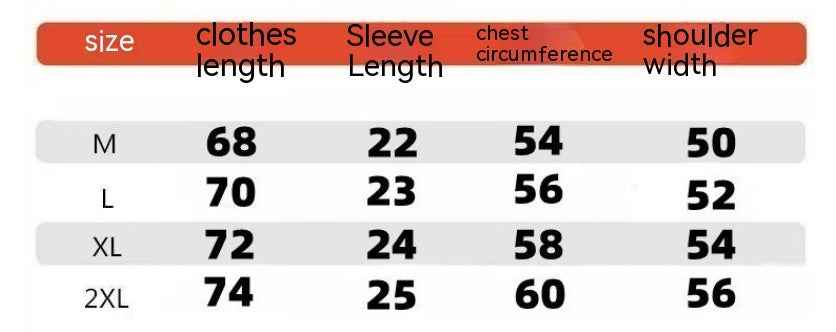 Trendy American Retro Men's Summer Short-sleeved T-shirt Loose Casual Top