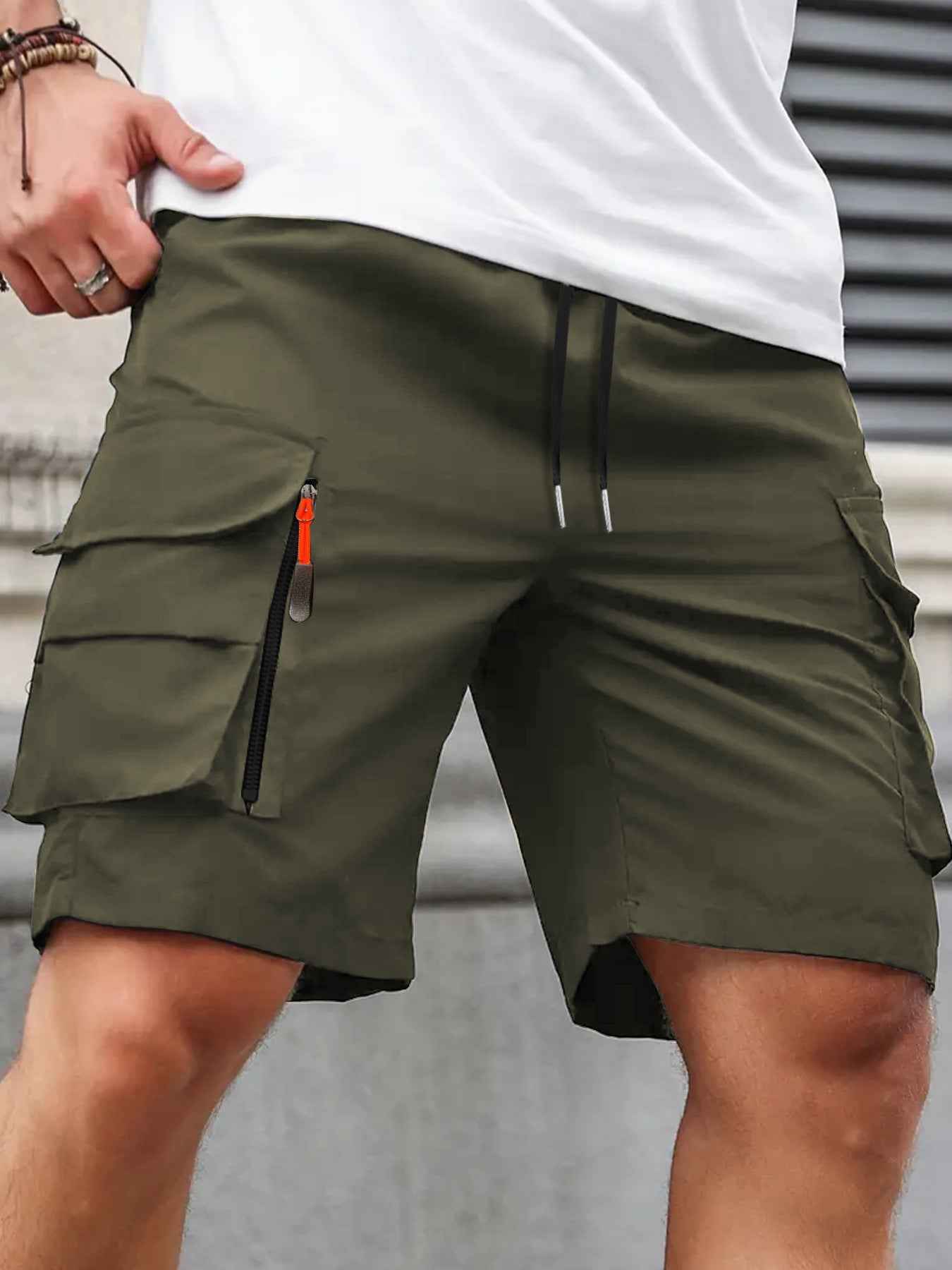 Cargo Shorts Summer Loose Sport Shorts Men Lightweight