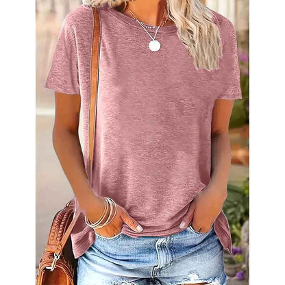 3 Pack Womens Tops Basic Summer Short Sleeve T Shirts Casual Loose Fit Tops 2025 Trendy Clothes