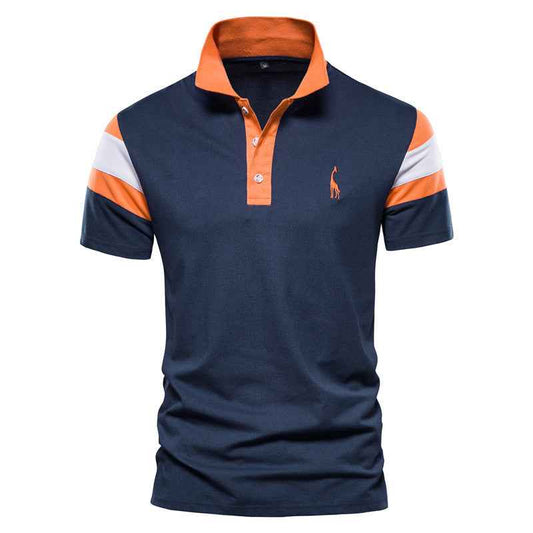 Men's Casual POLO Shirts Men's Slim Short-sleeved T-shirts