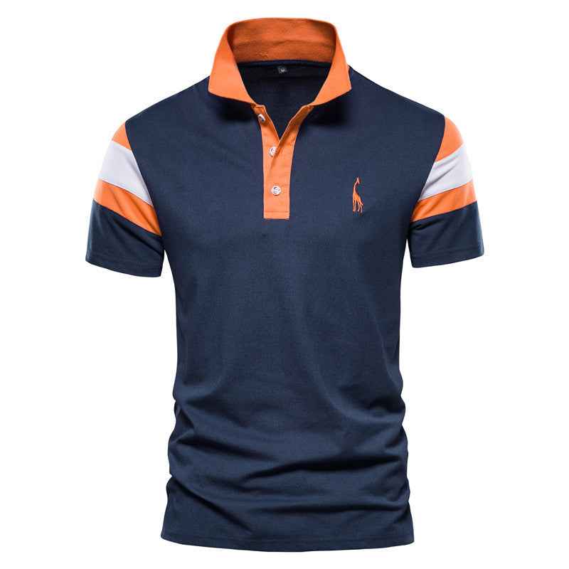 Men's Casual POLO Shirts Men's Slim Short-sleeved T-shirts
