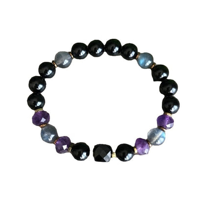 Versatile Obsidian 8mm Beaded Bracelet
