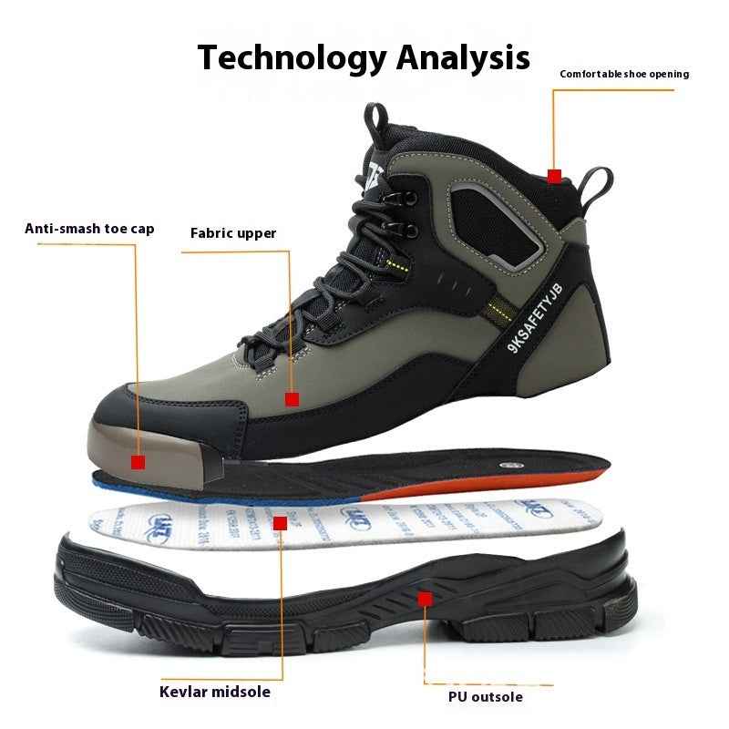 Wear-resistant Comfortable Not Tired Feet Safe Work Protective Footwear