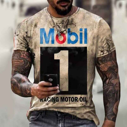 3D Digital Printing T-Shirt Short-Sleeved T-Shirt Top