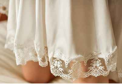 Sexy silk nightdress