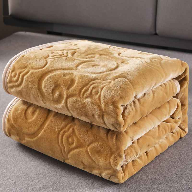 Winter Thickened Flannel Blanket Cover