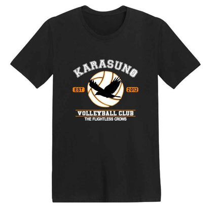 Harajuku T-Shirt Men Anime T Shirt Haikyuu t shirt Anime Tops Tees