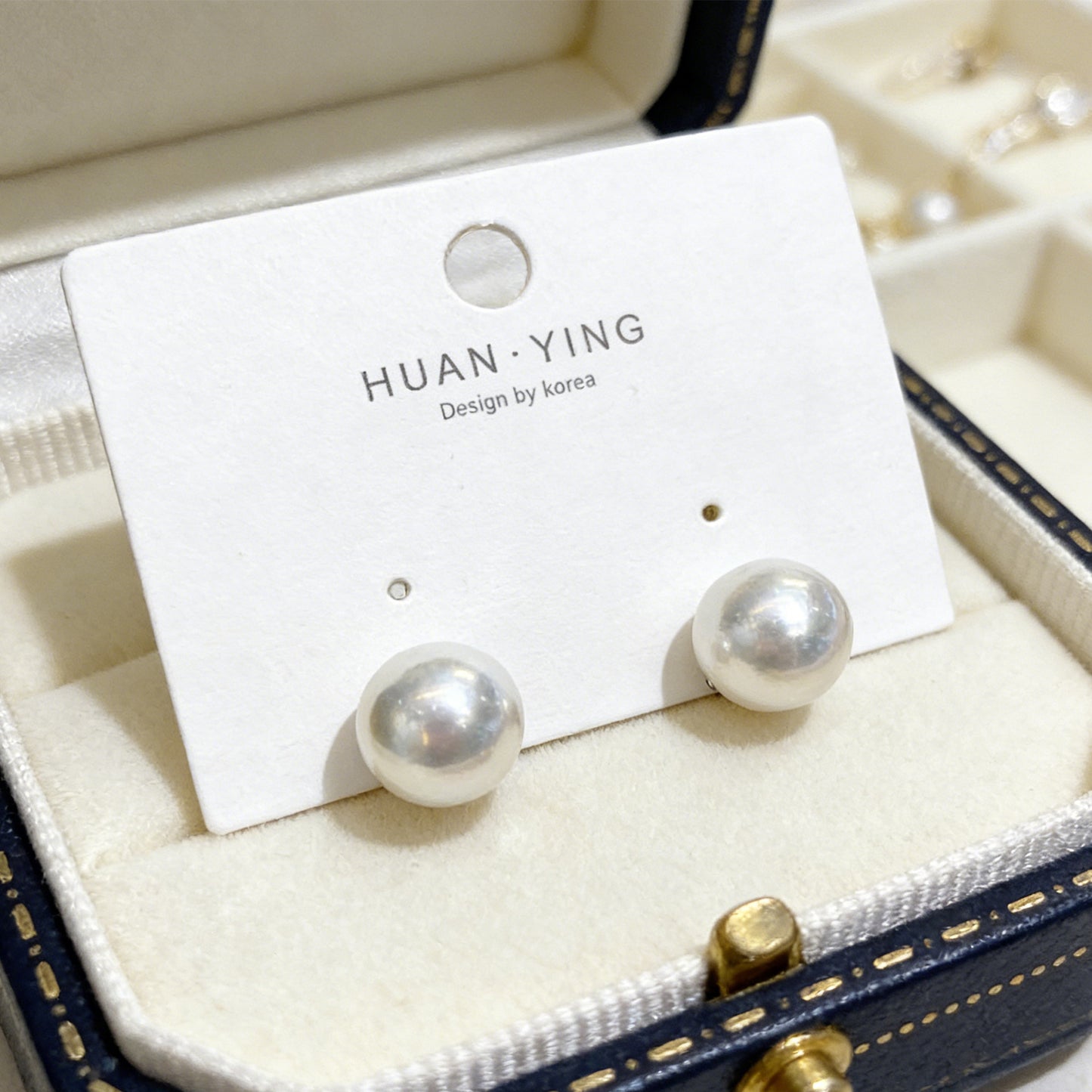 Elegant Natural Pearl Drop Earrings