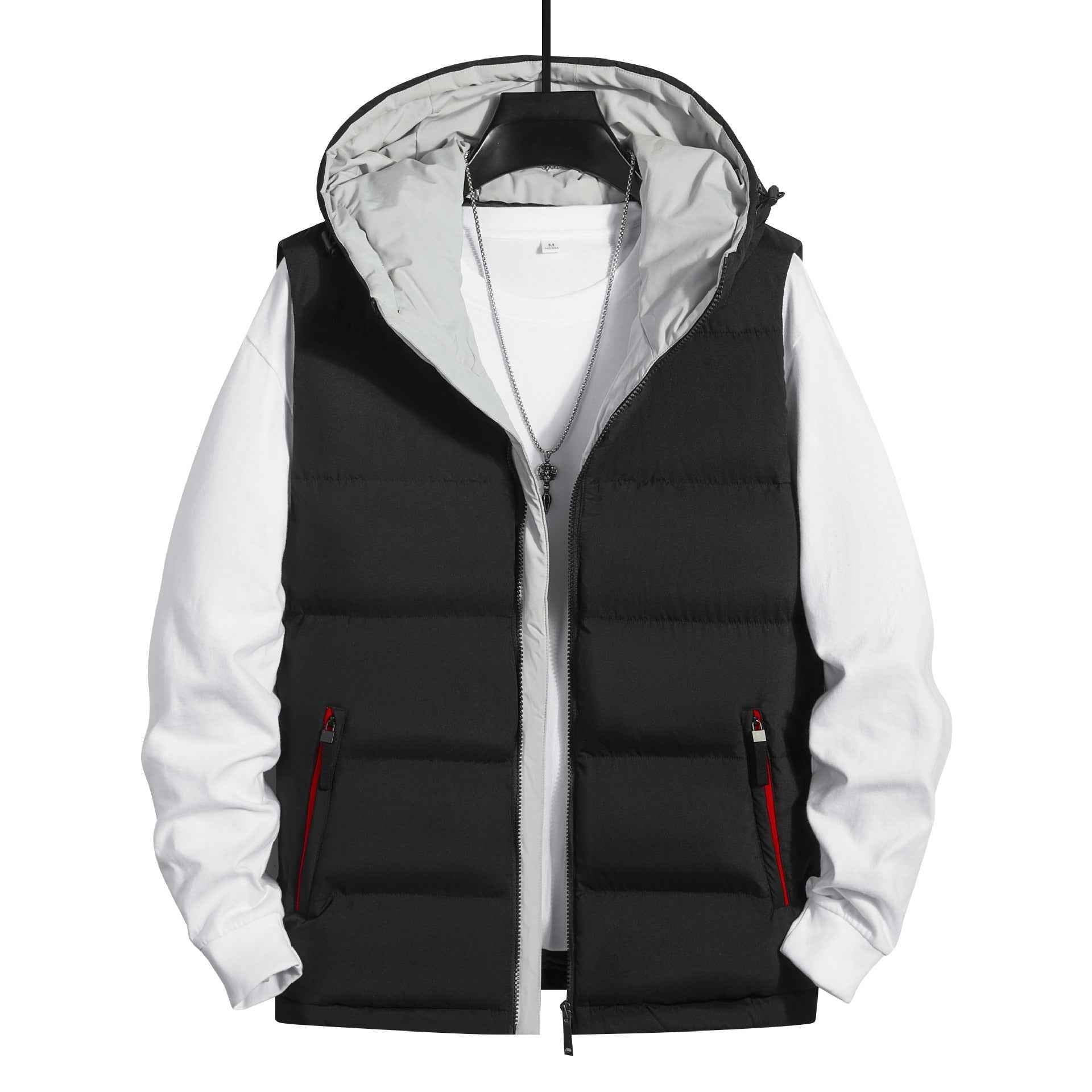 New Sports Casual Hooded Youth Sleeveless Vest