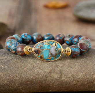 Handmade Creative Woven Bracelet Love Stone Winding Bracelet