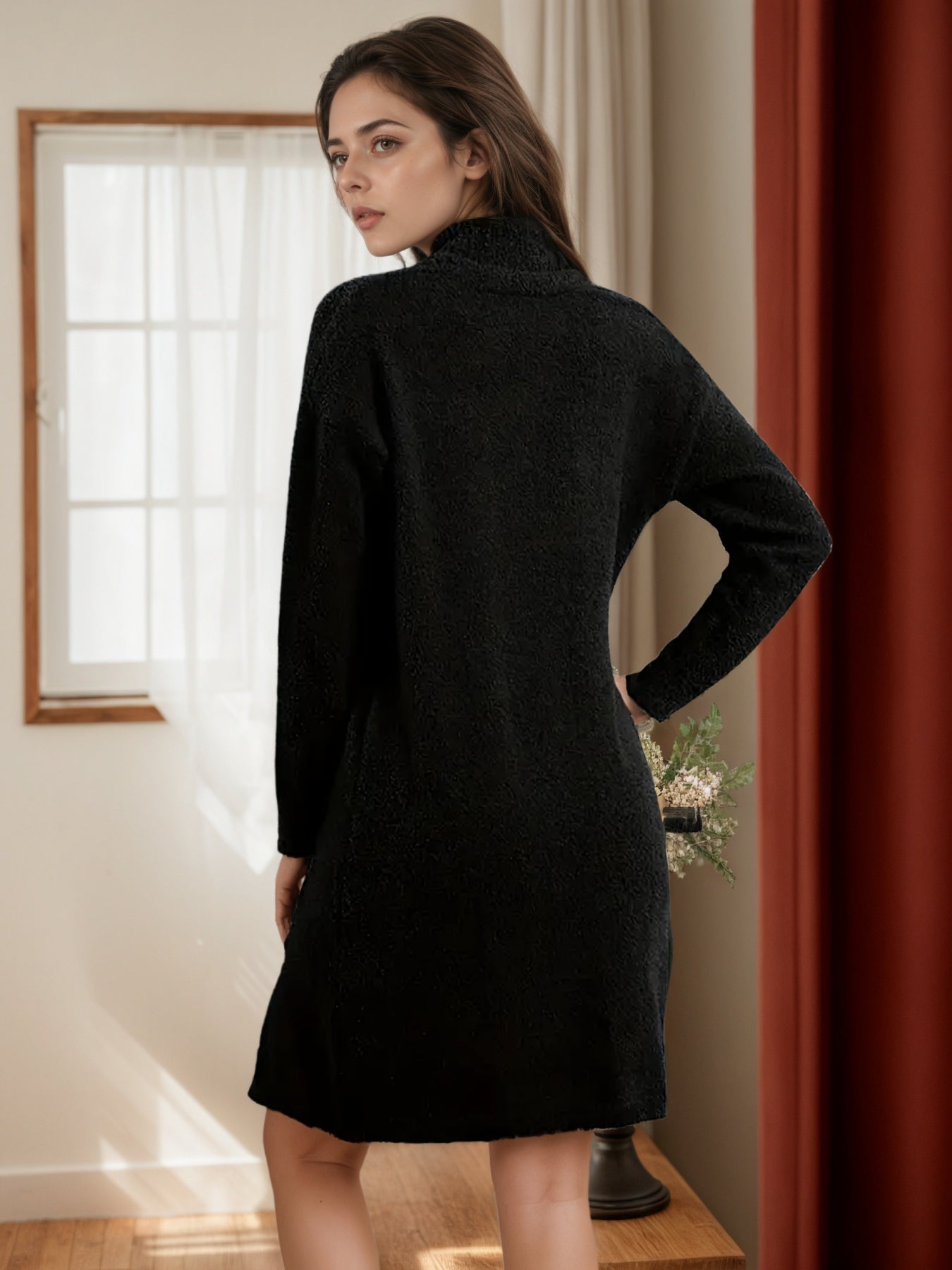 New Women’s Coat Dress, Furniture Pajama Dress, Sleeveless Dress, Long Sleeve Coat, AutumnWinter Pajama