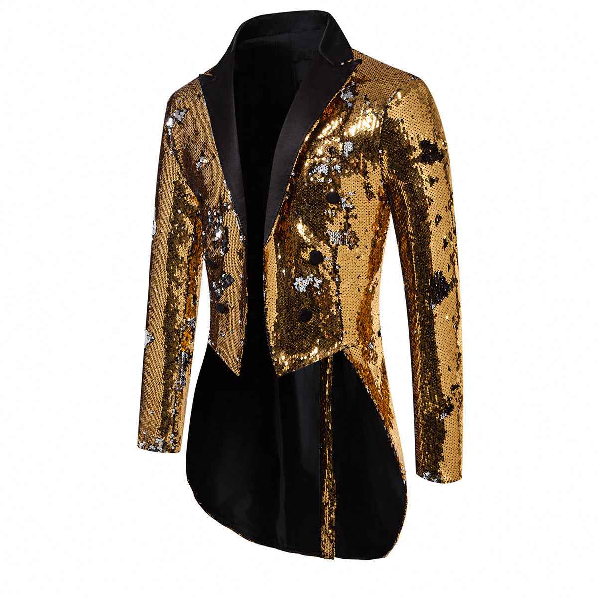 Men's European And American Sequin Performance Suit Jacket
