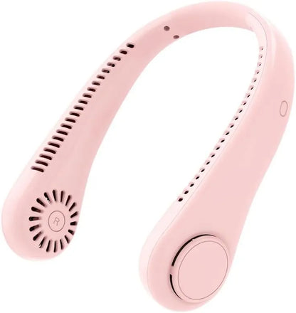 5-Speed Portable Neck Fan - Rechargeable & Lightweight Personal Fan