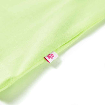children's T-shirt neon yellow 104 children's T-shirt neon yellow 116 children's T-shirt neon yellow