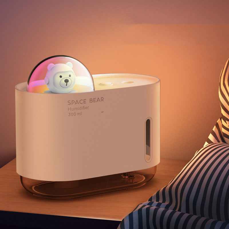 New Cute Pet Humidifier Spray Water Meter Night Light Usb