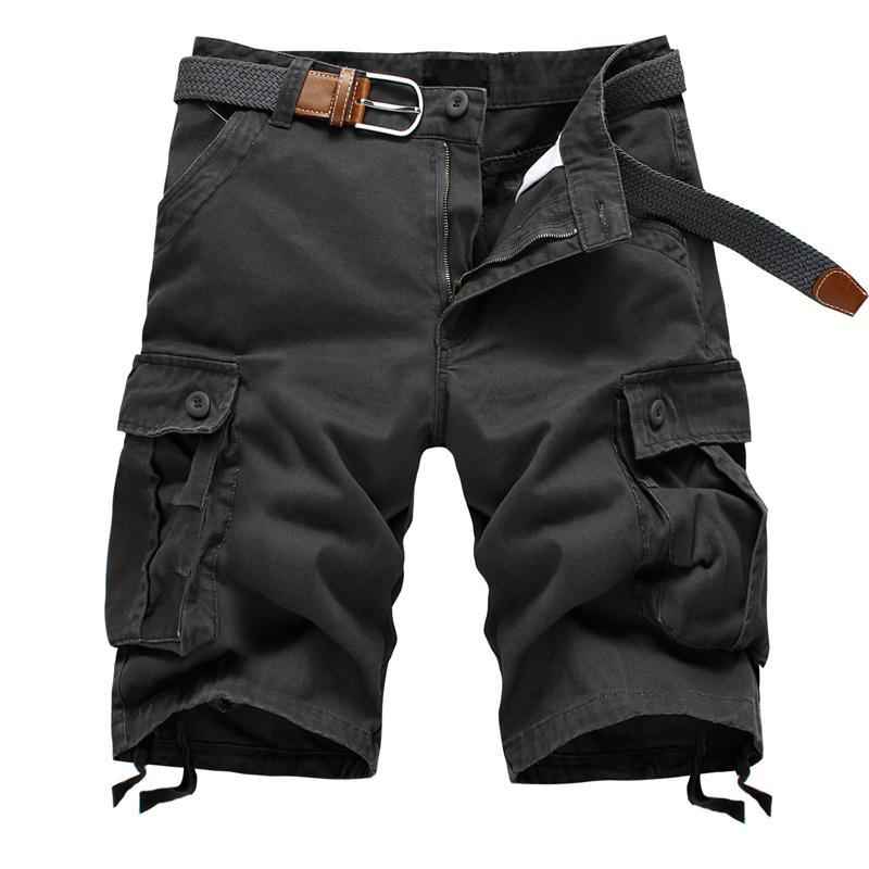 Multi-pocket cargo shorts