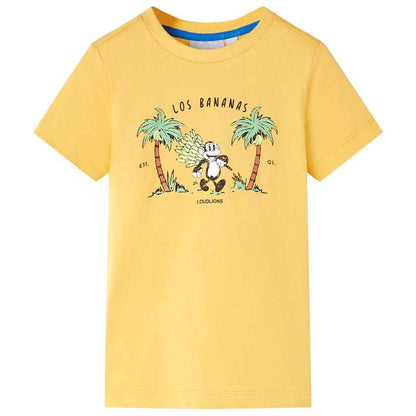 Children's T-shirt Light Khaki 116 Children's T-shirt Light Ochre 116