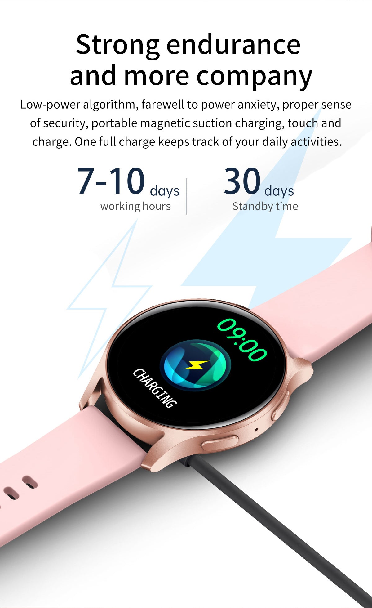 Trendy Bluetooth Calling Smart Watch - Fitness & Activity Tracker