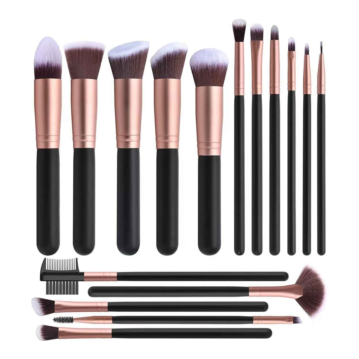 FIBER Hair Gradient 16 Makeup Brushes Suit