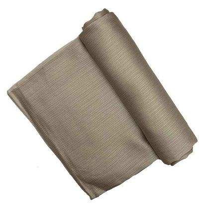 Satin-colored Women's Pleated Scarf Mid-length