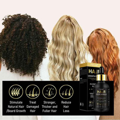 OEM ODM Fast Result Biotin Minoxidil Regrowth Ginger Anti Loss Organic Rosemary Oil Hair Growth Serum Oil