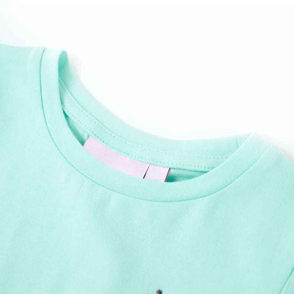 children's T-shirt light blue 104 children's T-shirt light blue 116 children's T-shirt light blue