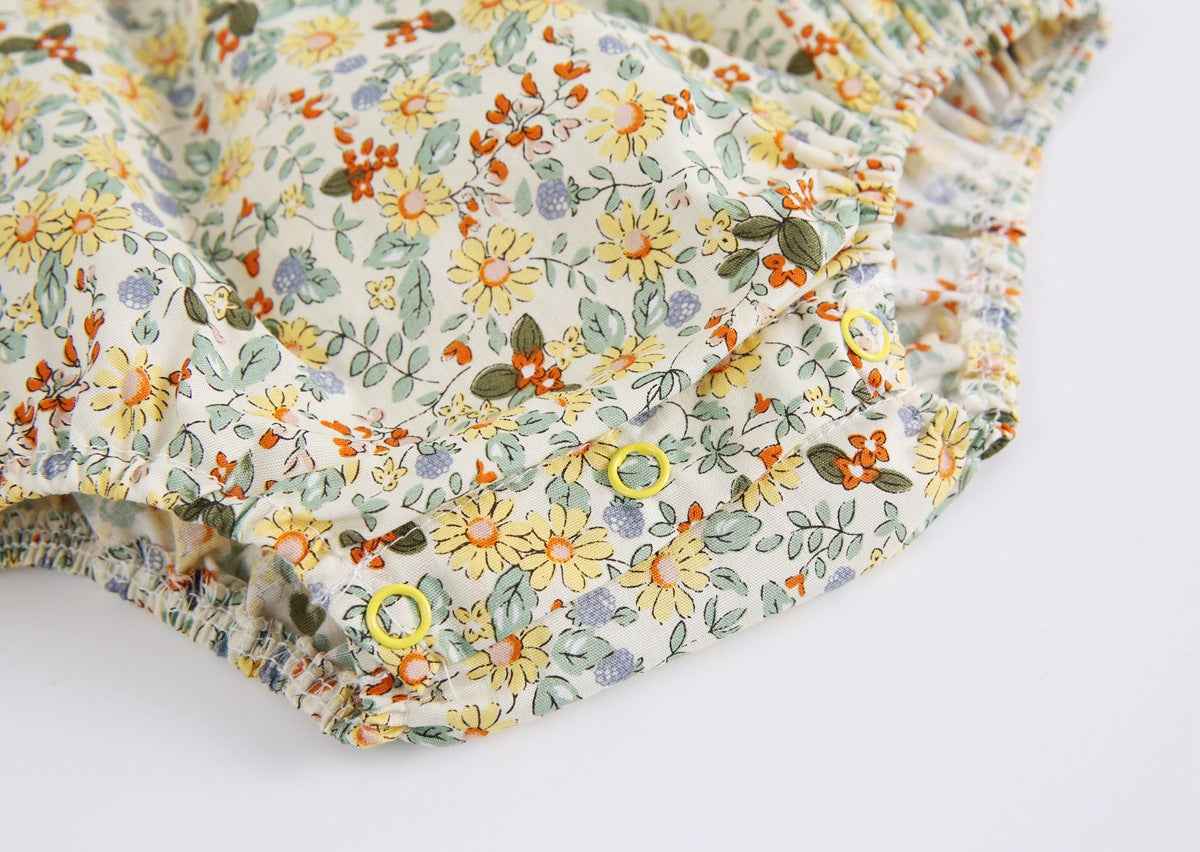 Summer Fashion Baby Clothing Floral Baby One-piece Pants