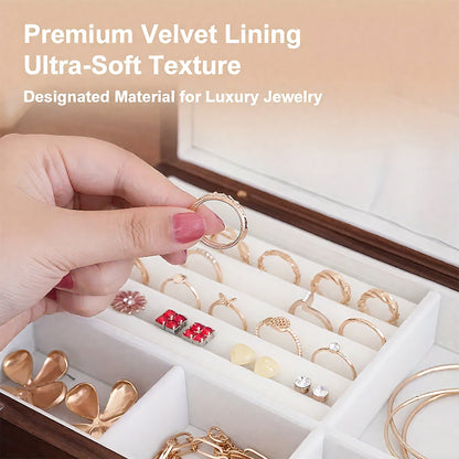 Solid Wood Jewelry Storage Box