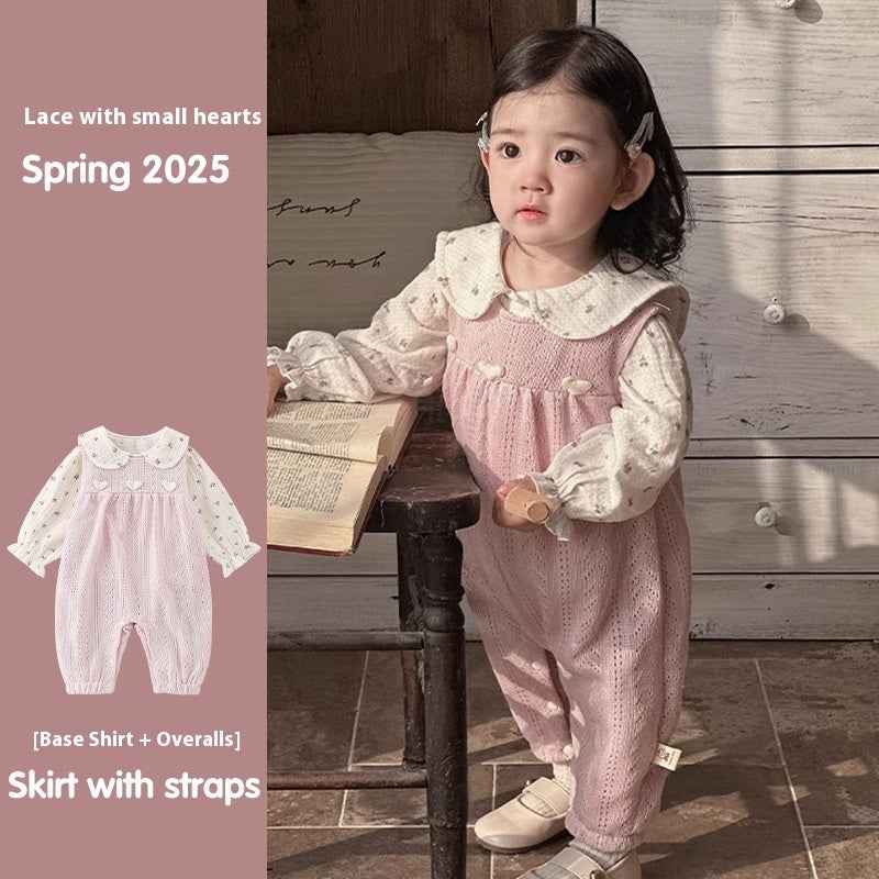 Baby Autumn Suit Baby Girl Cute Rompers Overalls Romper Children's Clothing