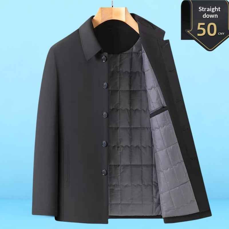 Men's Padded Thick High-end Cotton Coat